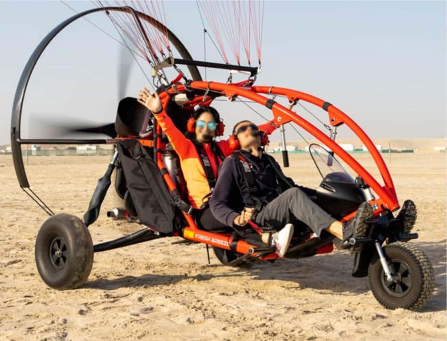 Qatar's Skybound Adventure: Exclusive Private Paratrike tour - Golden dunes and Arabian Gulf views