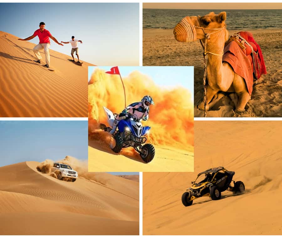 Quad Biking & Private 4x4 Doha Desert Safari Tour - Leaving Doha for the open desert