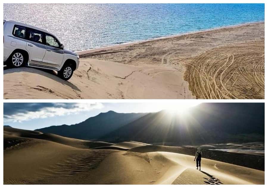Relax Inland Sea Tour, Desert Safari, Camel Ride, SandBoard - From Doha to the Mesaieed desert