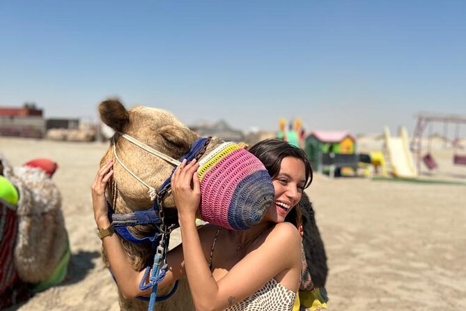 Sand Dunes per car Half-Day Tour | Desert Safari - A 15 to 20 minute camel camp stop