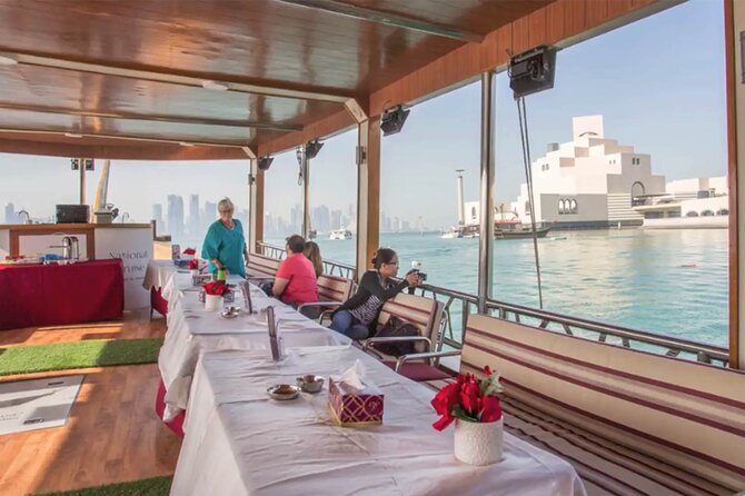 See Doha from the Sea - Tea and water, but bring your own food