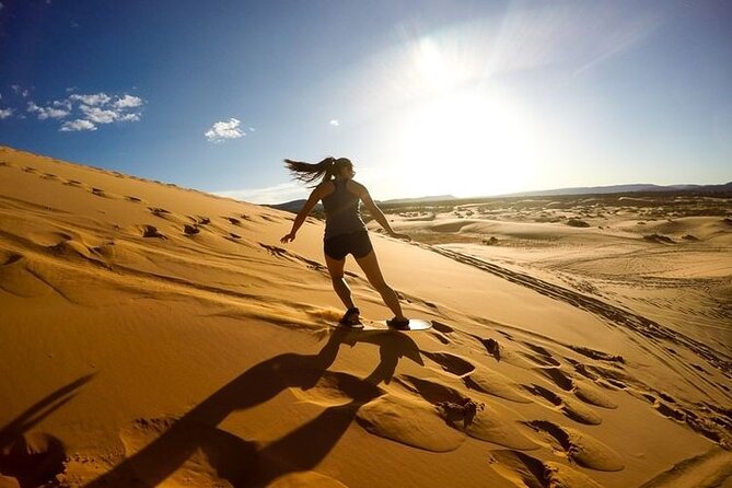Sharing or Private Safari, Sand Boarding, Camel Ride, inland Sea Quick swim - Key details before you book