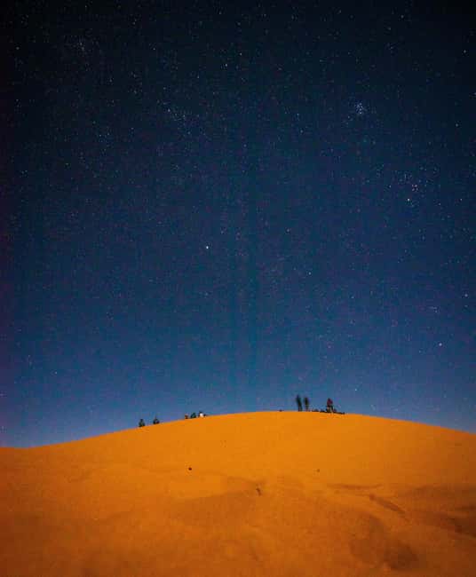 Star Studded Night Desert Safari Doha Qatar - Sandboarding, with a little extra effort after dark