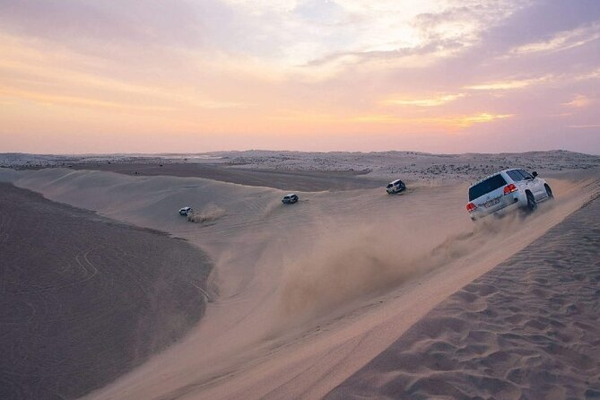 Sunrise or Sunset , Desert Safari Tour in Heart of Qatar - One hour of dune bashing across Qatar’s sand