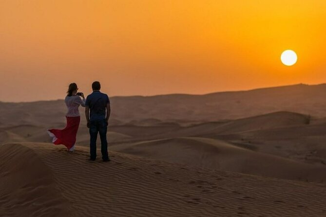 Sunrise or Sunset , Desert Safari Tour in Heart of Qatar - Mesaieed and Sealine Beach: the transition to open sand