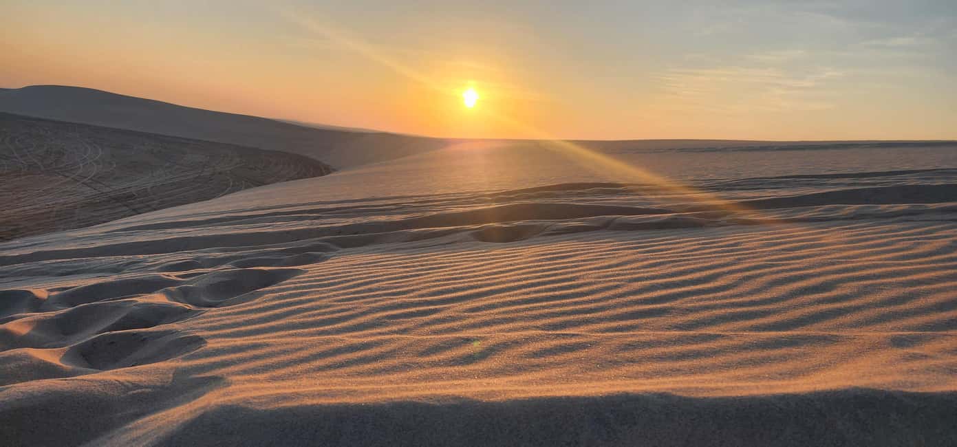 Sunrise or Sunset desert Safari with Sandboarding in Qatar - Sandboarding: an activity to confirm before you go