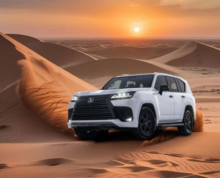 Sunrise/Sunset DuneBashing,CamelRide InlandSea &Sandboarding - Tea, water, and a simple return to Doha