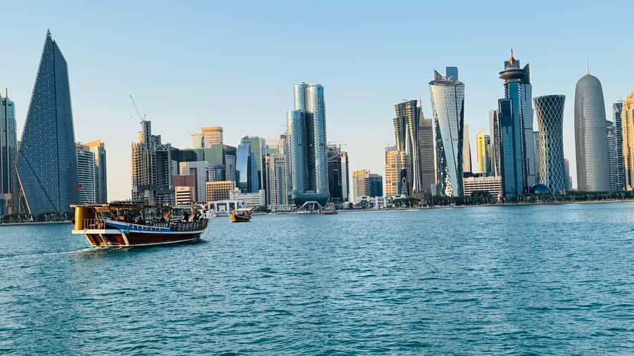 Things To Do In Doha: City Tour, Souq Waqif & Dhow Boat Ride - Walking through Katara Cultural Village