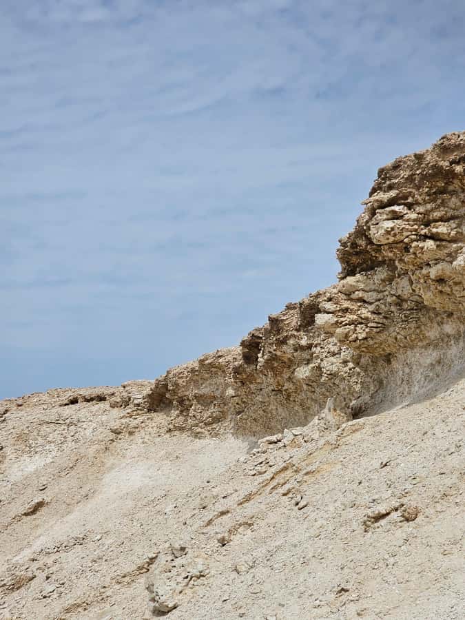West Qatar-Doha Richard sierra,camel race,mushroom rock - Fort Zekreet and the western rock country