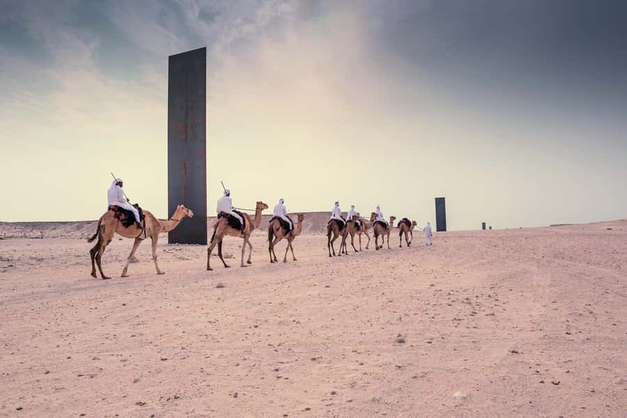 West Qatar: Guided Tour with Mushroom Rock and Richard Serra - The unnamed scenic stop between the main sights